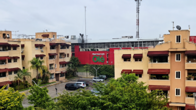 Foto de Olé confirma conato de incendio en sucursal de la Jacobo Majluta
