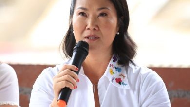 Foto de Keiko Fujimori aceptó el anuncio como presidenta electa "con responsabilidad y humildad".