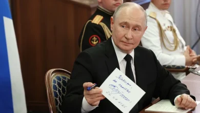 Foto de Putin acusó a Occidente de adoptar "métodos terroristas" tras no poder derrotar a Rusia