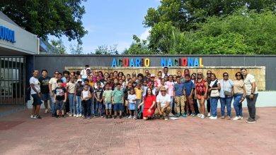 Foto de Hijos de periodistas participan en campamento de verano del Acuario