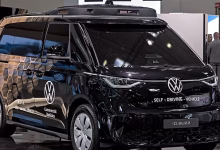 Foto de Volkswagen participa en la carrera de los robotaxi con un servicio de transporte compartido en Hamburgo.