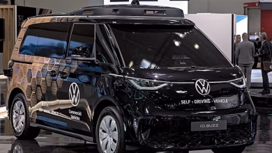 Foto de Volkswagen participa en la carrera de los robotaxi con un servicio de transporte compartido en Hamburgo.